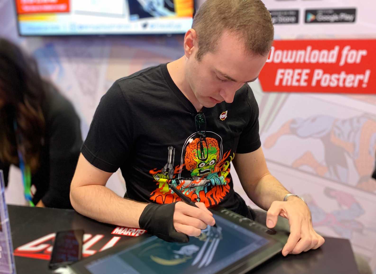 Steve Cup at Comic Con 2019